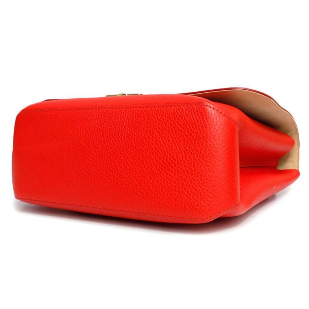 Louis Vuitton Volta Taurillon Leather 2 Way Shoulder Handbag Coquelicot Red - Picture 6 of 8